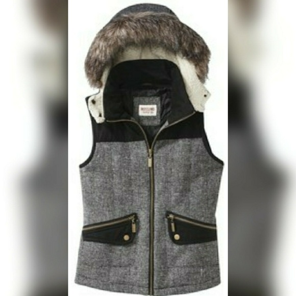 Mossimo Supply Co. Jackets & Blazers - Mossimo Winter Hooded Vest